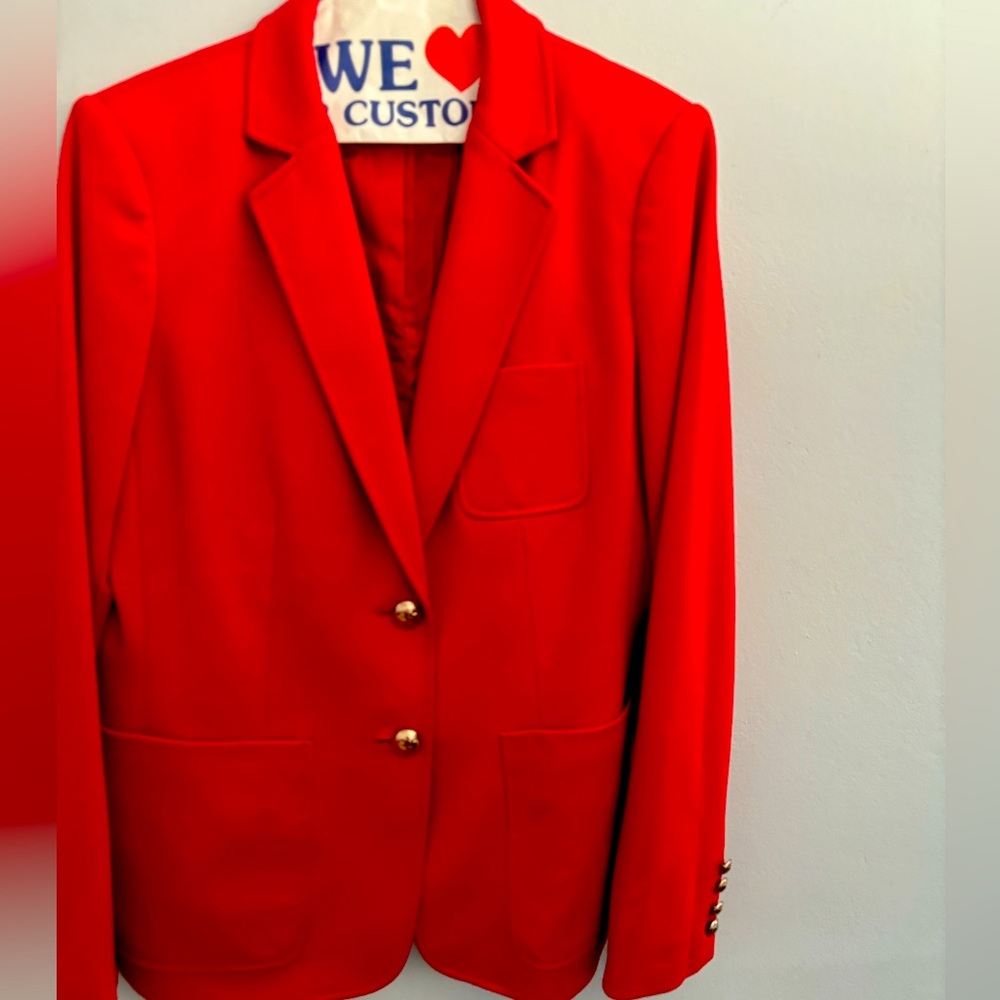 Vintage Tommy Hillfiger red blazer